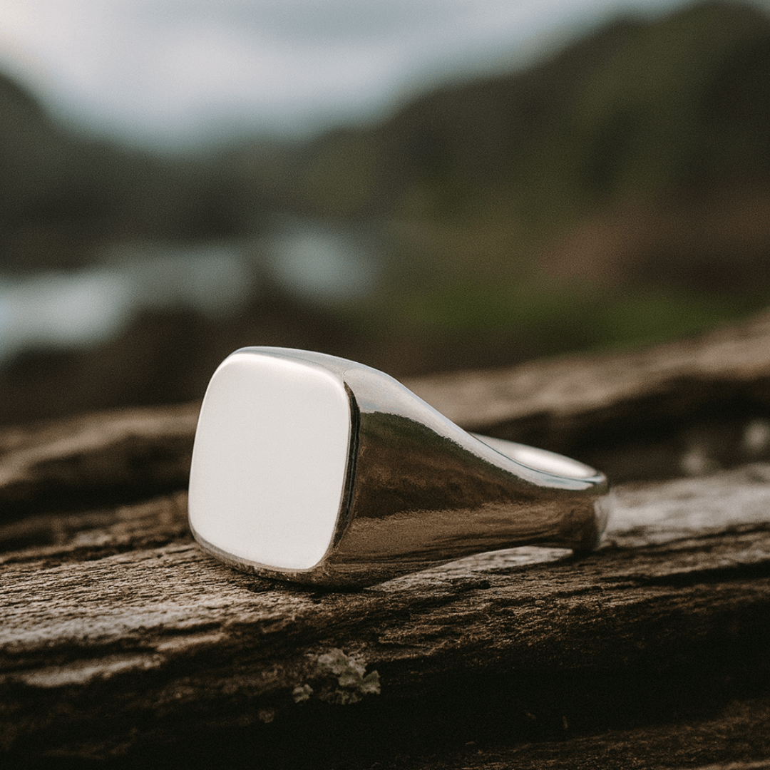 Premium Siegelring Herren 925 Silber