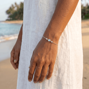Silber Armband Frau Mondstein