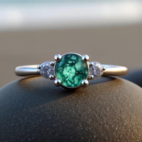 Silber Verlobungsring Strand