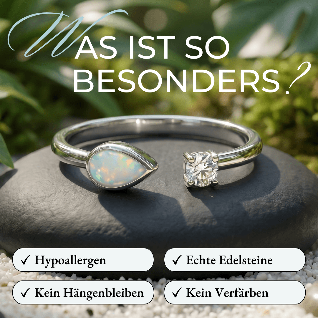 Silberring Opal Diamant