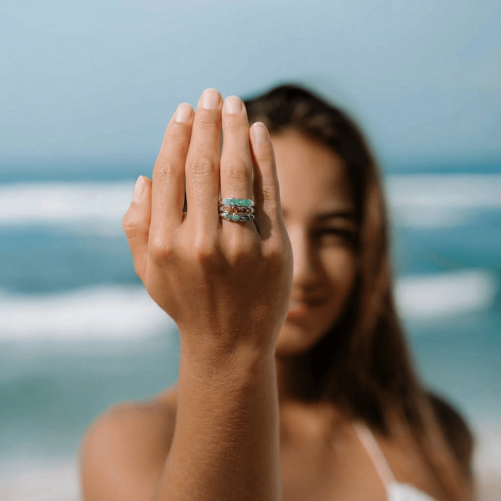 Steckringe Silber Edelsteine