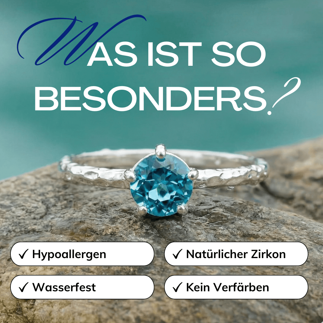 Verlobungsring 925 Silber blauer Zirkon Vorteile