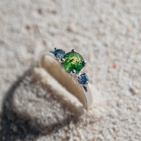 Verlobungsring Silber Strand