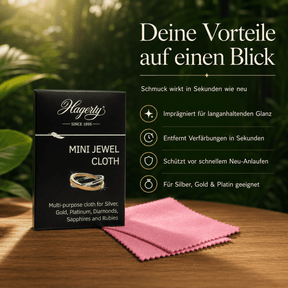 Vorteile Poliertuch Silber und Gold