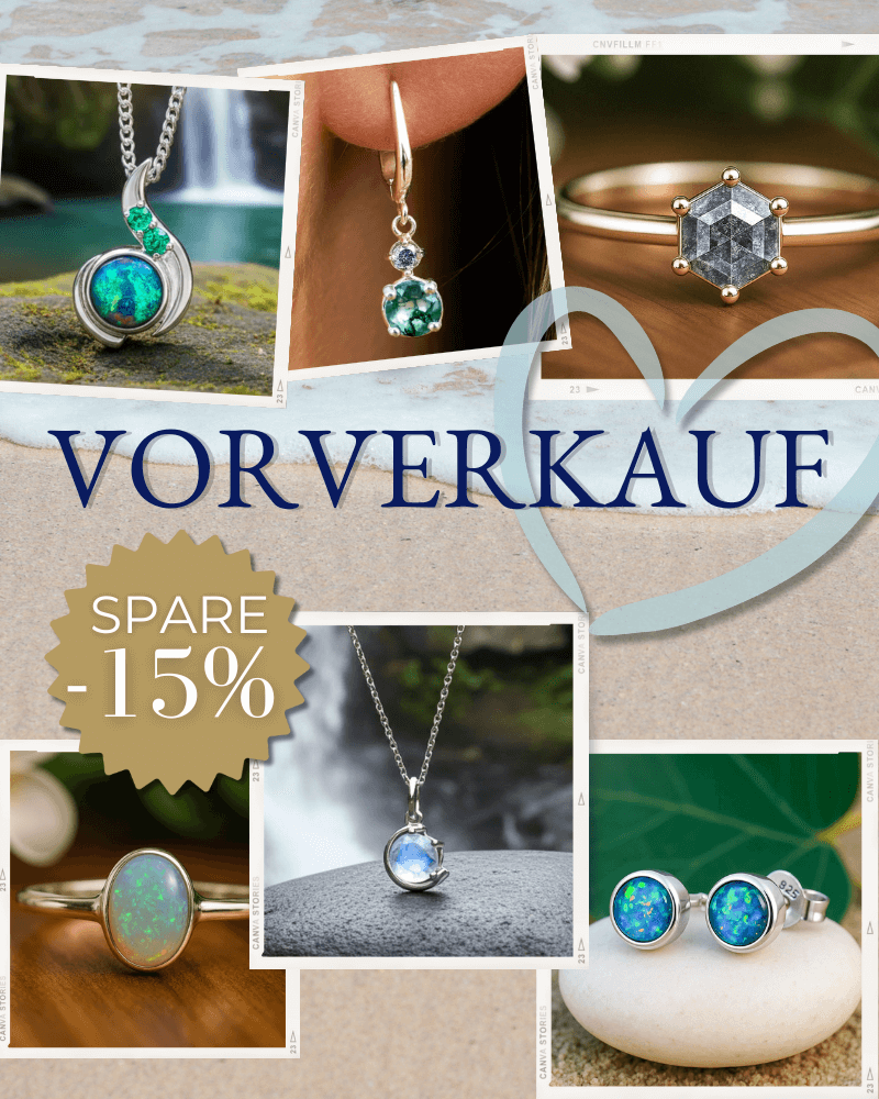 Vorverkauf Mondstein Schmuck