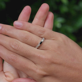 Onyx Damen Ring Silber

